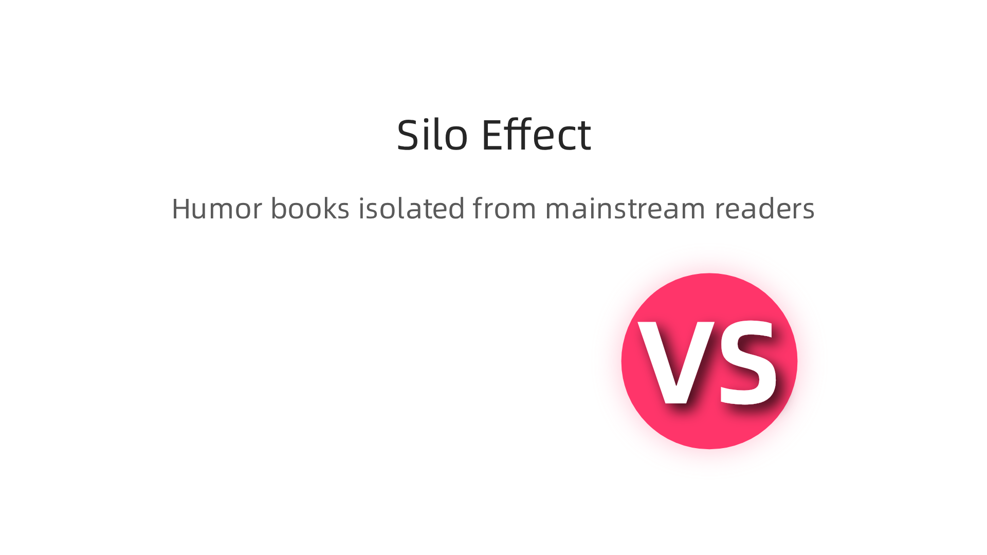 Humor books often get isolated in a 'silo,' making them difficult for mainstream readers to discover despite high demand for engaging content.