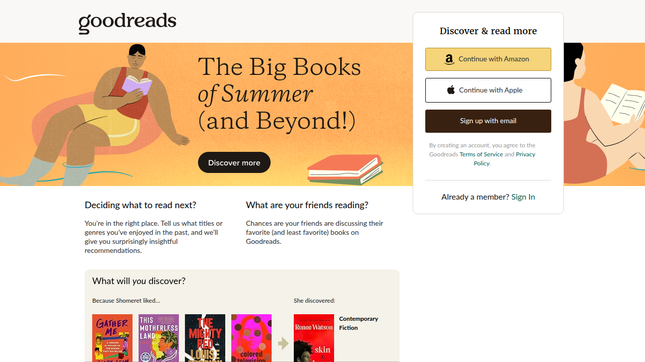 Goodreads offers extensive tags, reader lists, and reviews to help you find books matching your humor style.
