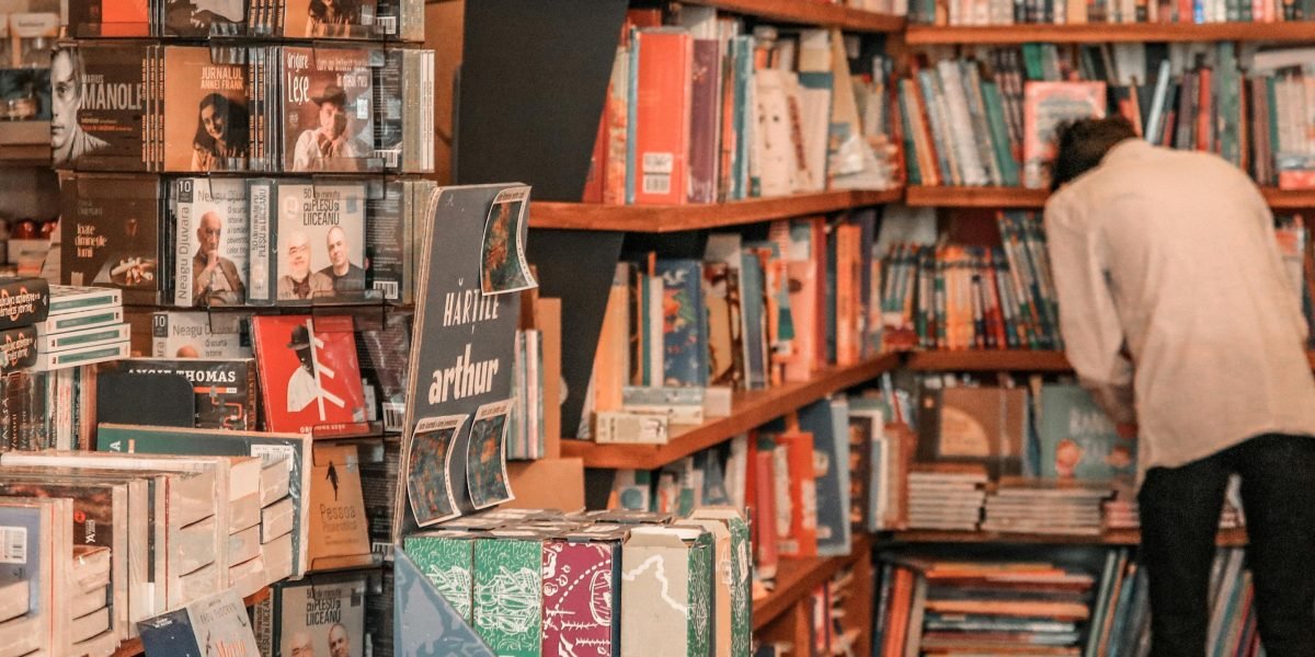 Experience the unique atmosphere and serendipitous discovery in a local bookshop.