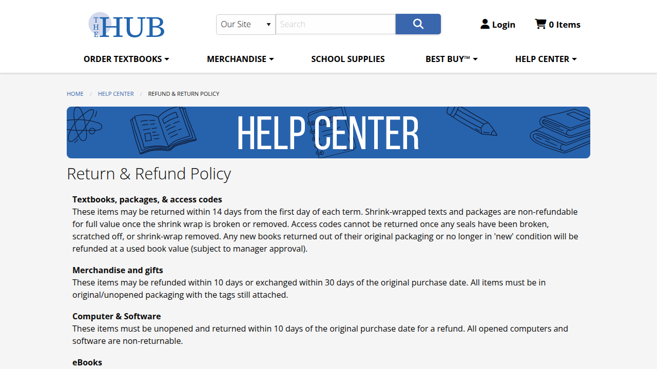 Reviewing a clear return policy is essential when purchasing used books online to ensure peace of mind.